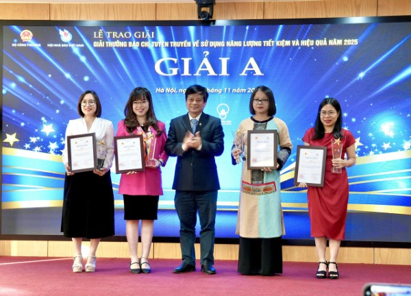 Báo Pháp luật Việt Nam giành giải A Báo chí tuyên truyền về sử dụng năng lượng tiết kiệm và hiệu quả năm 2025